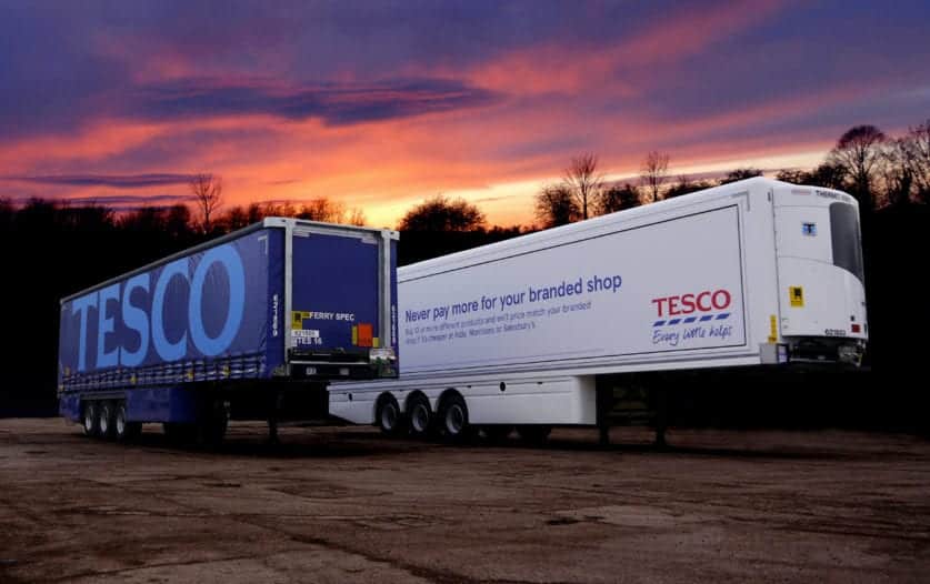 Tesco Curtainsider Trailers 2