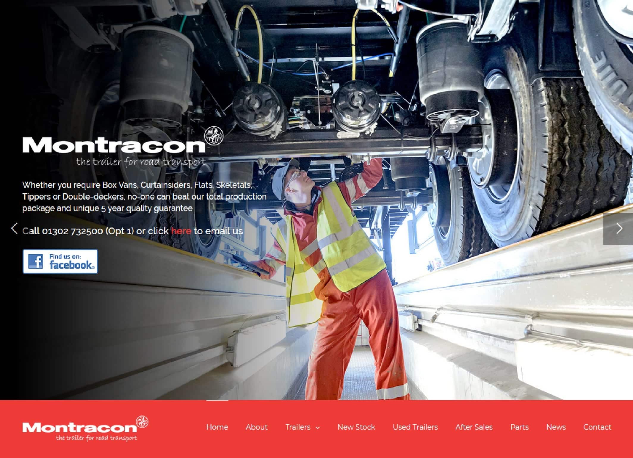 Montracon's new website