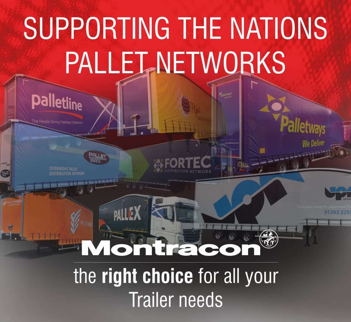 Montracon Continue to Support all Pallet Networks with it's