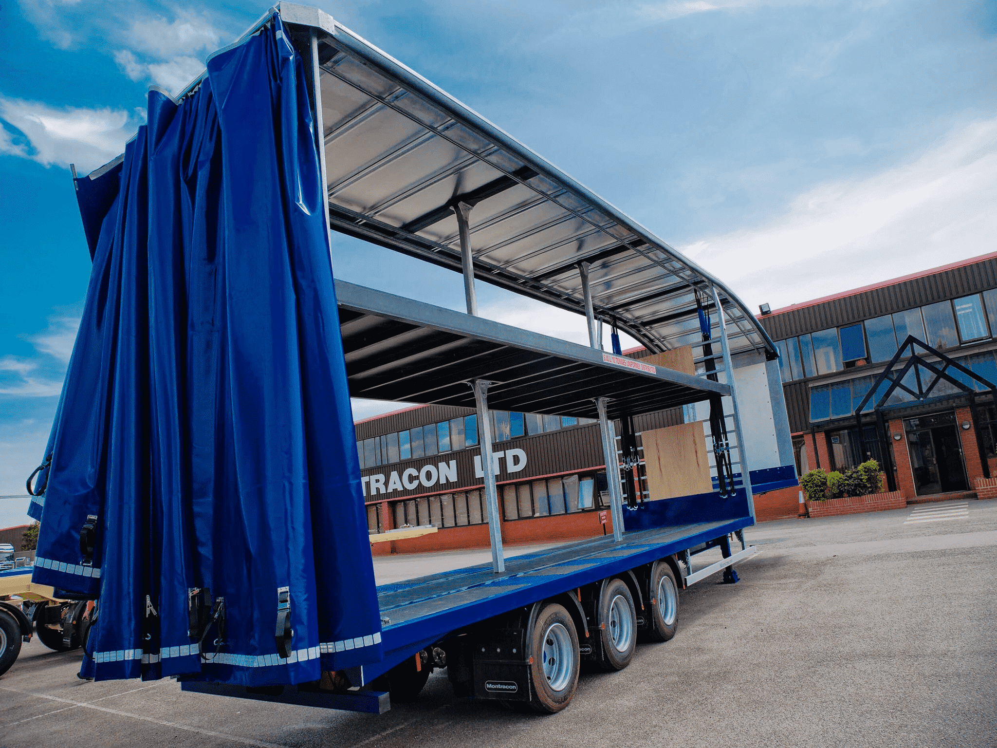 Warehouse industrial units, units and parts of automobile trailers and semi-trailers spare parts