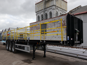 Extendable Flat Platform Trailer Fall Edge Protection